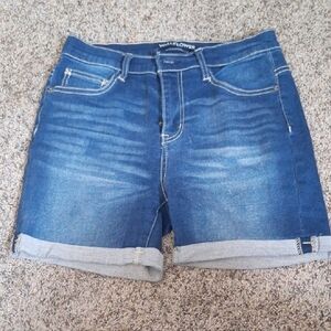 Wallflower Blue Jean Shorts with Modern Fading